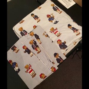 Ralph Lauren Polo Bear Queen Sheet & Pillow Cases
